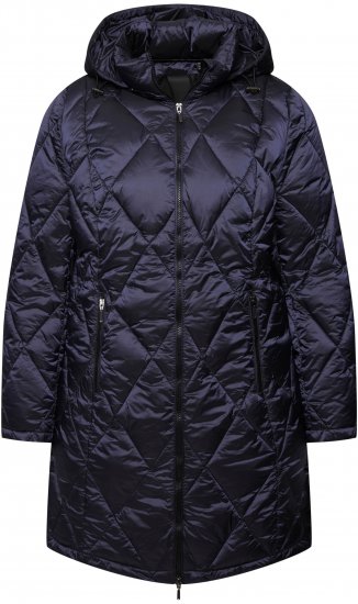 Ulla Popken HYPRAR Diamond Quilted Jacket Night Blue - Jaquetas - 