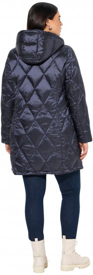 Ulla Popken HYPRAR Diamond Quilted Jacket Night Blue - Jaquetas - 