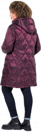Ulla Popken HYPRAR Diamond Quilted Jacket Carmine Red - Jaquetas - 