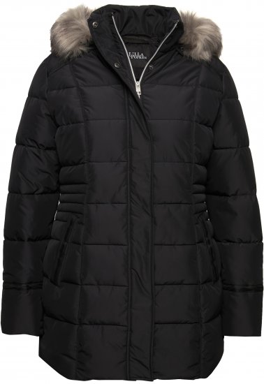 Ulla Popken HYPRAR Quilted Jacket Black - Jaquetas - 