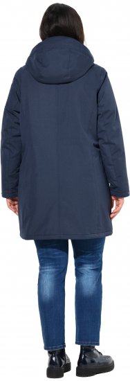 Ulla Popken HYPRAR Drawstring Waist Parka Navy - Jaquetas - 