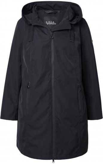 Ulla Popken HYPRAR Waterproof Jacket Black - Jaquetas - 