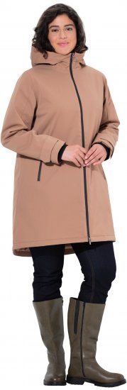 Ulla Popken HYPRAR Triple-Function Longline Jacket Camel - Jaquetas - 