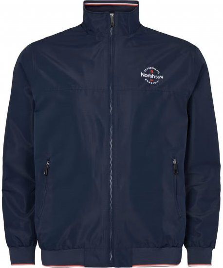 North Latitude 21171 Sporty Water Resistant 5000mm Bomber Jacket Navy - Casacos - Casacos Homem Tamanhos Grandes