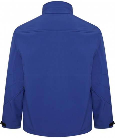 Kam Jeans KV132 Softshell Panelled Jacket Royal Blue - Casacos - Casacos Homem Tamanhos Grandes