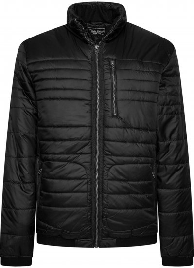 Kam Jeans KV142 Smart Lightweight Puffer Jacket Black - Casacos - Casacos Homem Tamanhos Grandes