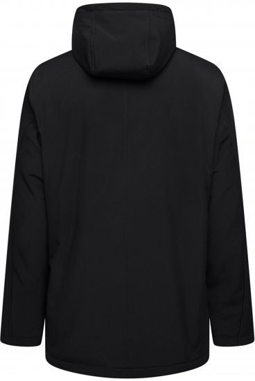 Kam Jeans KV144 Long Quilted Softshell Parka Black - Casacos - Casacos Homem Tamanhos Grandes