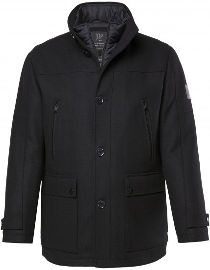 JP1880 Jacket Water-repellent Warm Black - Casacos - Casacos Homem Tamanhos Grandes