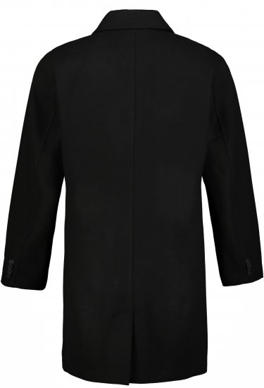 JP1880 Coat Wool Blend Water Repellent Black - Casacos - Casacos Homem Tamanhos Grandes