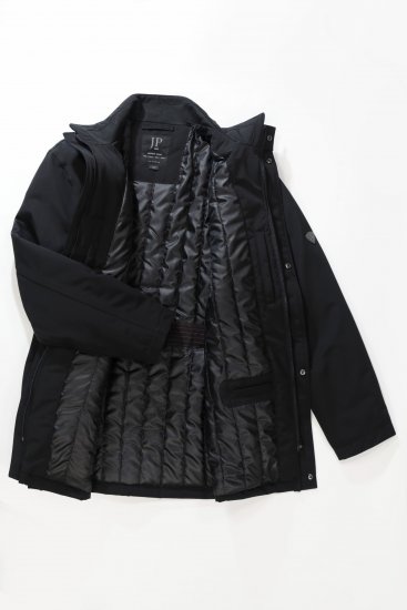 JP1880 Jacket Business Waterproof Black - Casacos - Casacos Homem Tamanhos Grandes
