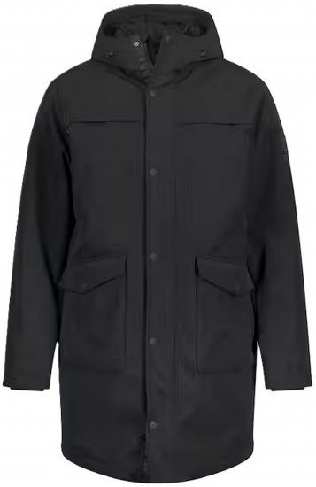 JP1880 Parka Warm Sleeves with Windcuffs Black - Casacos - Casacos Homem Tamanhos Grandes