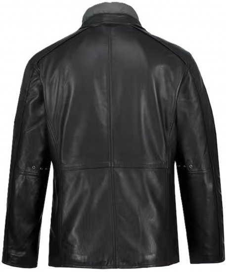 JP1880 Jacket Nappa Lamb Leather Black - Casacos - Casacos Homem Tamanhos Grandes