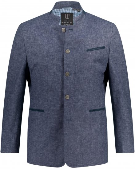JP1880 Traditional Jacket Linen Blend Navy - Casacos - Casacos Homem Tamanhos Grandes