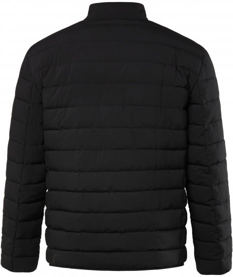 JP1880 Jacket Quilted Stand-up Collar Black - Casacos - Casacos Homem Tamanhos Grandes