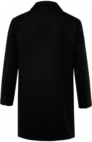 JP1880 Coat Classic Wool Blend Black - Casacos - Casacos Homem Tamanhos Grandes