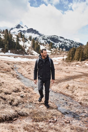 JP1880 Field Jacket Wind-repellent Black - Casacos - Casacos Homem Tamanhos Grandes