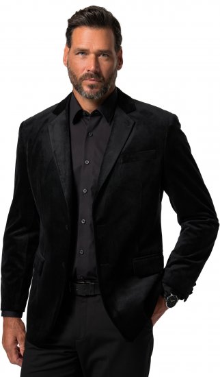 JP1880 Jacket Velvet Business Smoking Black - Fatos - Fatos de Homem Tamanhos Grandes
