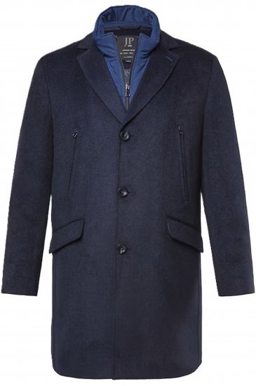 JP1880 Coat Flexnamic With Removable Insert Navy - Casacos - Casacos Homem Tamanhos Grandes