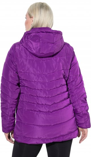 Ulla Popken Quilted Water Repellent Jacket Dark Purple - Jaquetas - 