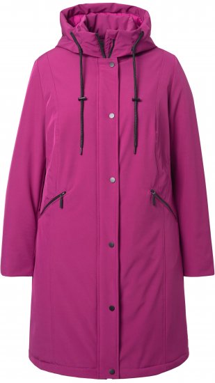 Ulla Popken HYPRAR Triple Function Weather Proof Jacket Berry - Jaquetas - 