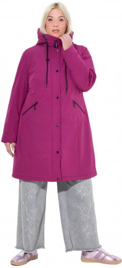 Ulla Popken HYPRAR Triple Function Weather Proof Jacket Berry - Jaquetas - 