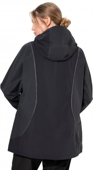 Ulla Popken Functional Reflective Waterproof Jacket Black - Jaquetas - 