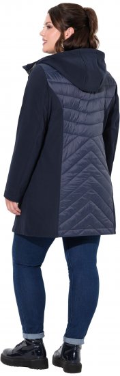 Ulla Popken HYPRAR Softshell Long Cut Jacket Navy - Jaquetas - 