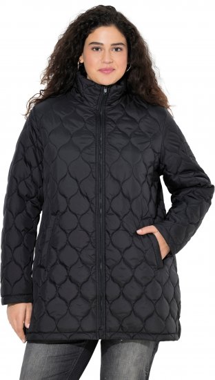 Ulla Popken HYPRAR Water-Repellent Quilted Jacket Black - Jaquetas - 