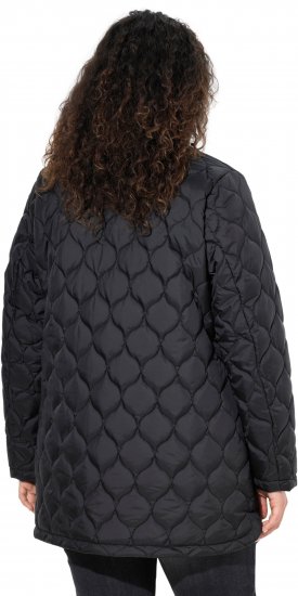 Ulla Popken HYPRAR Water-Repellent Quilted Jacket Black - Jaquetas - 