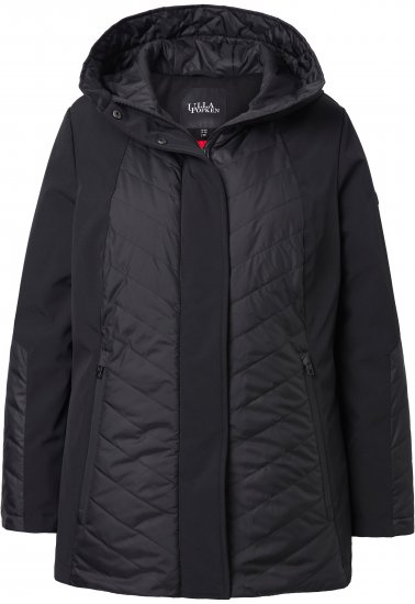 Ulla Popken HYPRAR Functional Softshell Jacket Black - Jaquetas - 
