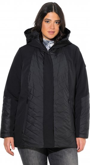 Ulla Popken HYPRAR Functional Softshell Jacket Black - Jaquetas - 