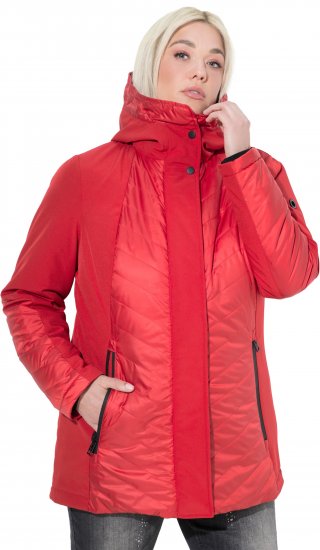 Ulla Popken HYPRAR Functional Softshell Jacket Red - Jaquetas - 