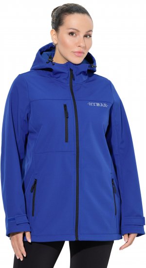 Ulla Popken HYPRAR Softshell Fleece Lined Jacket Capri Blue - Jaquetas - 