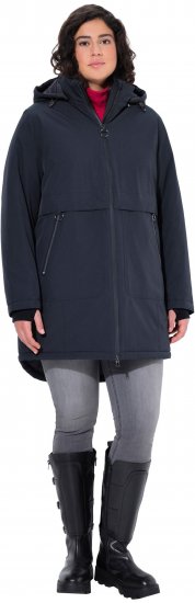 Ulla Popken HYPRAR Waterproof Windproof Breathable Jacket Black - Jaquetas - 