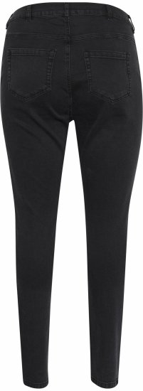 Kaffe Curve Laurina Jeans Ganga preta lavada - Jeans & Calças Femininas em Tamanhos Grandes – Plus Size - 
