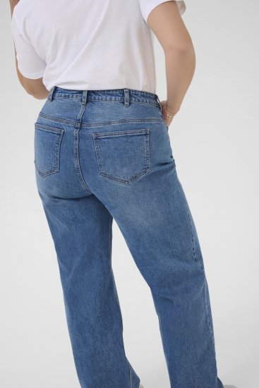 Kaffe Curve Leoana Jeans largos e compridos Azul vintage - Jeans & Calças Femininas em Tamanhos Grandes – Plus Size - 