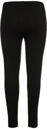 Ulla Popken Basic Stretch Knit Ankle Length Leggings Black - Jeans & Calças Femininas em Tamanhos Grandes – Plus Size - 