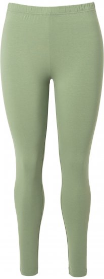 Ulla Popken Basic Stretch Knit Ankle Length Leggings Olive - Jeans & Calças Femininas em Tamanhos Grandes – Plus Size - 