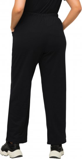 Ulla Popken Pull On Knit Straight Leg Pocket Pants Black - ROUPA PARA MULHER 40-66 - 