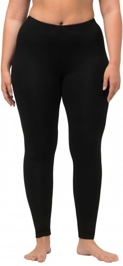 Ulla Popken Viscose Spandex Leggings Black - Jeans & Calças Femininas em Tamanhos Grandes – Plus Size - 