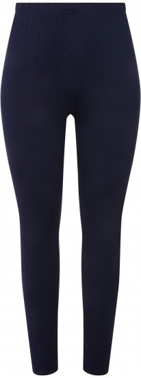 Ulla Popken Viscose Spandex Leggings Night Blue - Jeans & Calças Femininas em Tamanhos Grandes – Plus Size - 