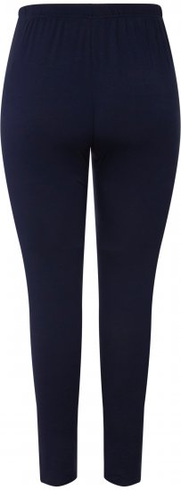 Ulla Popken Viscose Spandex Leggings Night Blue - Jeans & Calças Femininas em Tamanhos Grandes – Plus Size - 