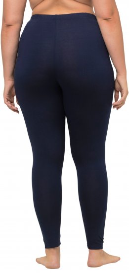 Ulla Popken Viscose Spandex Leggings Night Blue - Jeans & Calças Femininas em Tamanhos Grandes – Plus Size - 