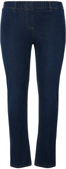 Ulla Popken Denim Look All Elastic Pocket Sienna Jeggings Blue Denim - Jeans & Calças Femininas em Tamanhos Grandes – Plus Size - 