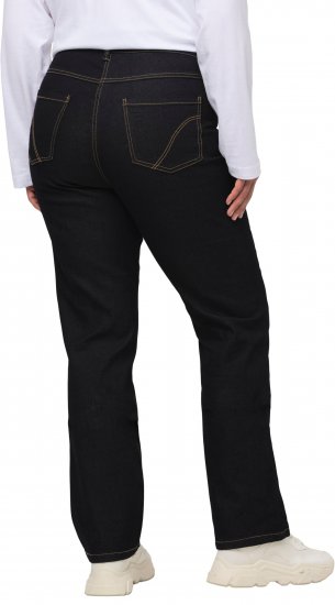 Ulla Popken Regular Fit Mandy Stretch Jeans Dark Blue Denim - Jeans & Calças Femininas em Tamanhos Grandes – Plus Size - 