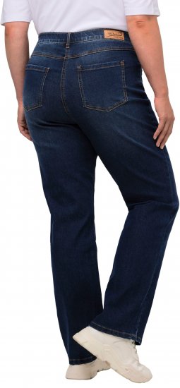 Ulla Popken Straight Leg Mandy Fit Stretch Jeans Blue Denim - Jeans & Calças Femininas em Tamanhos Grandes – Plus Size - 