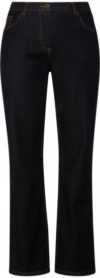 Ulla Popken Straight Leg Mandy Fit Stretch Jeans Dark Blue Denim - Jeans & Calças Femininas em Tamanhos Grandes – Plus Size - 