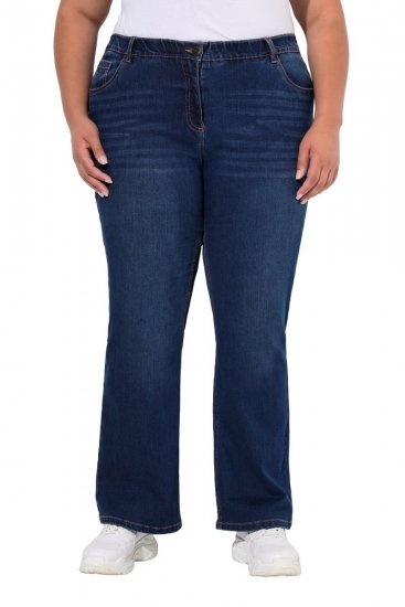 Ulla Popken Marie Fit Bootcut Stretch Jeans Blue Denim - Ulla Popken - Roupa Plus-Size Ulla Popken
