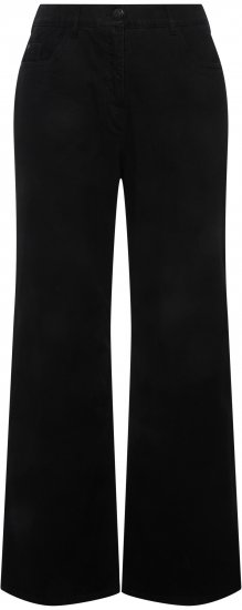 Ulla Popken Mary Fit Wide Leg Stretch Jeans Black - Jeans & Calças Femininas em Tamanhos Grandes – Plus Size - 