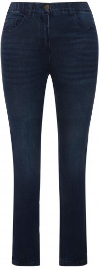 Ulla Popken Stretch Sarah Fit Skinny Jeans Blue Denim - Jeans & Calças Femininas em Tamanhos Grandes – Plus Size - 